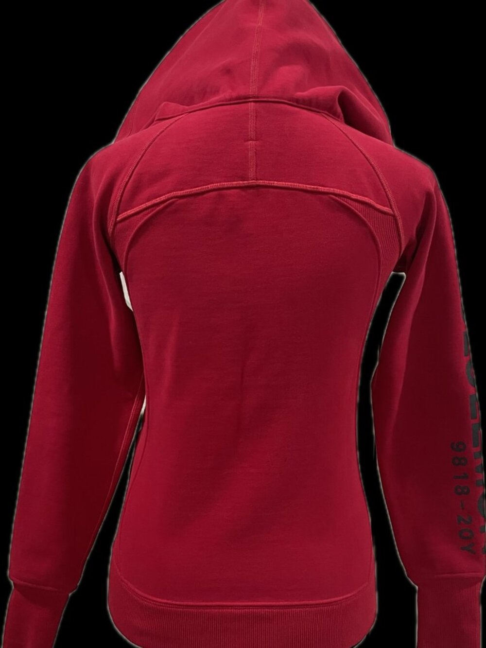Lululemon Scuba Hoodie 20Y Collection Classic Cotton Fleece Dark Red 4 W4BBSS - Picture 4 of 12